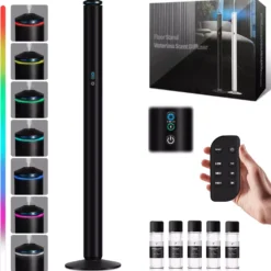 Cold Air Waterless Scent Diffuser for Large Rooms 2000 Sq Ft with 5 Oils and Remote Black
