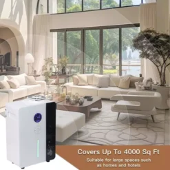 Smart HVAC Waterless Scent Diffuser for Large Rooms Home and Office